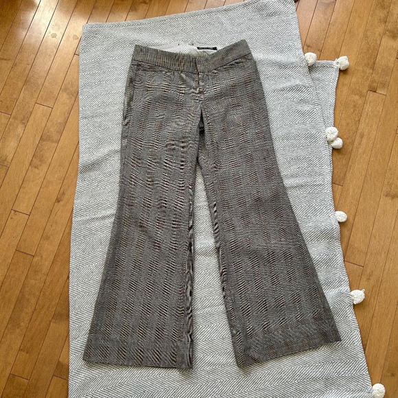 Club Monaco ⎮ Plaid wide flare leg trouser - Picture 2 of 10